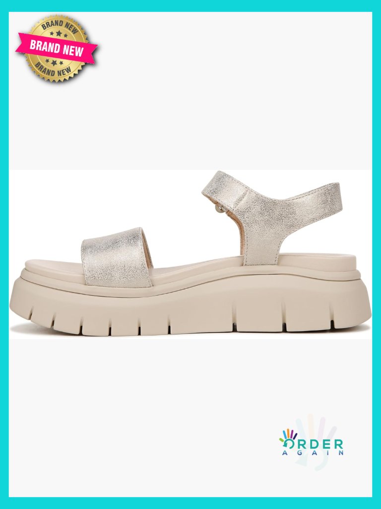 Chunky Platform Sandals With Arch Support Adjustable Ankle Strap